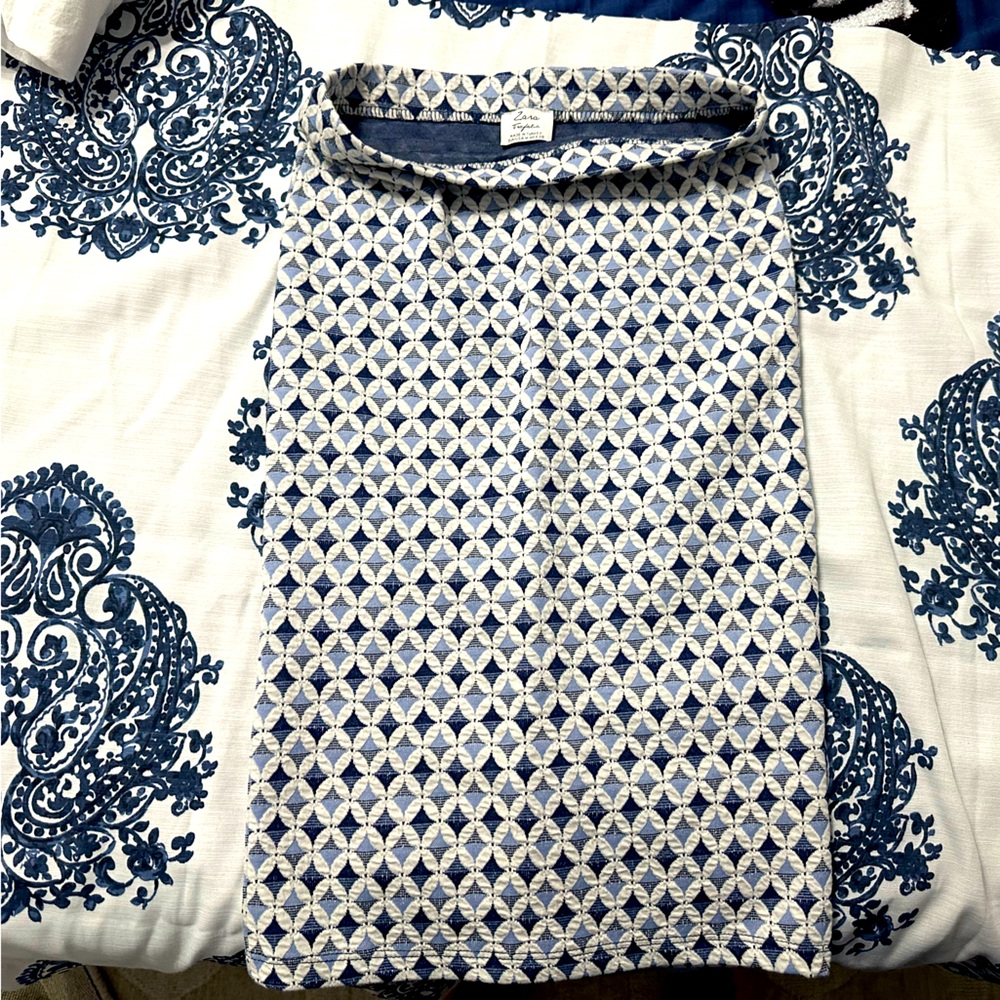 Beautiful Blue & White Skirt